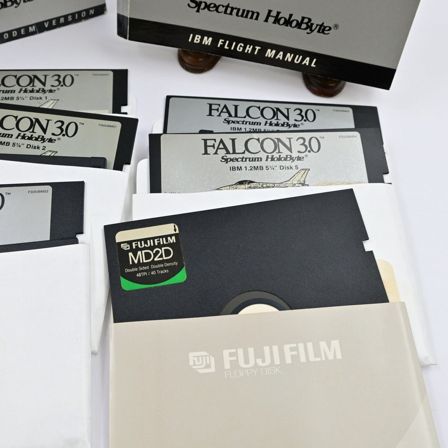 Electronic Battlefield Series Falcon 3.0 5.25" Floppy Disc PC Video Game Big Box