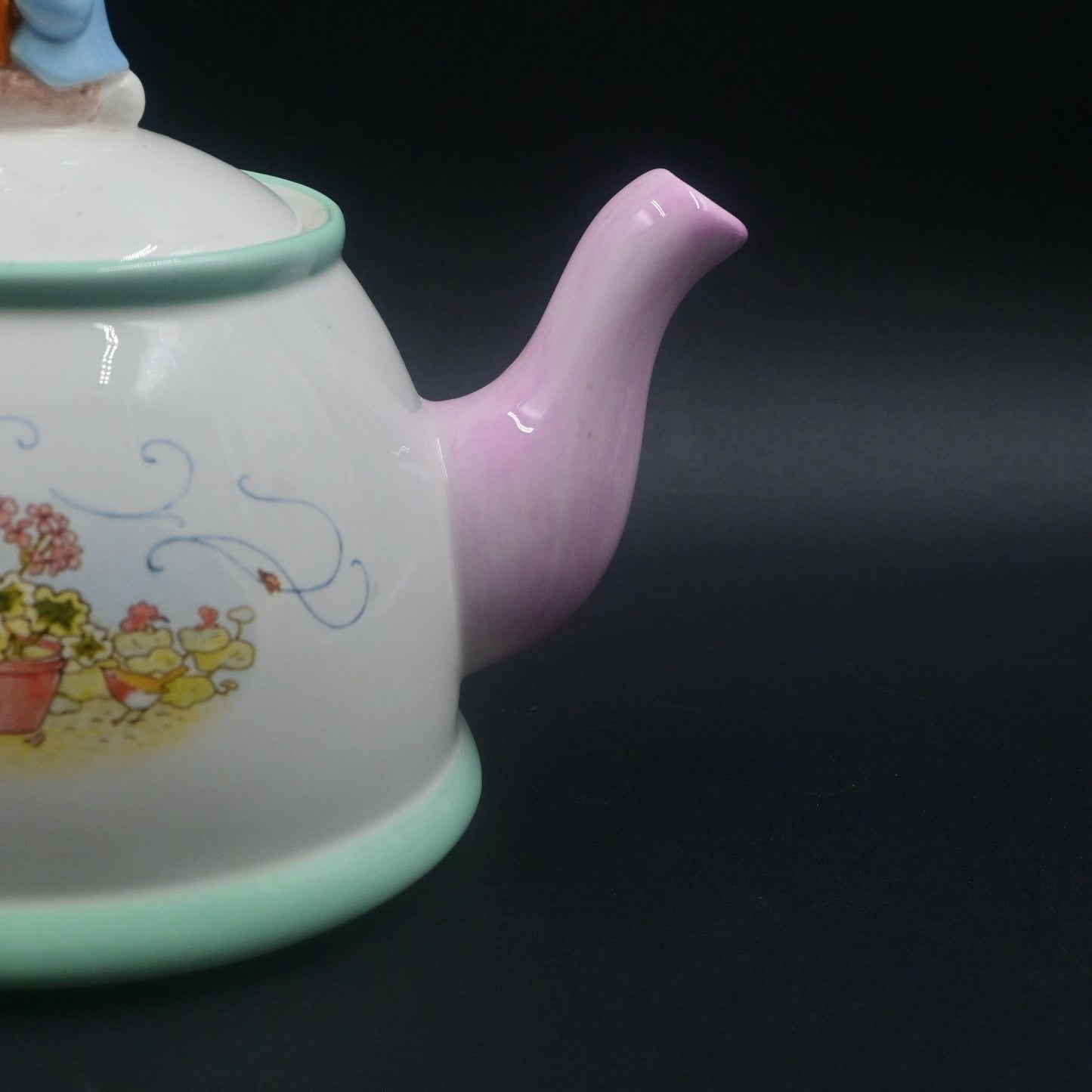 Beatrix Potter Peter Rabbit Teapot Teleflora Gifts Vintage 2002