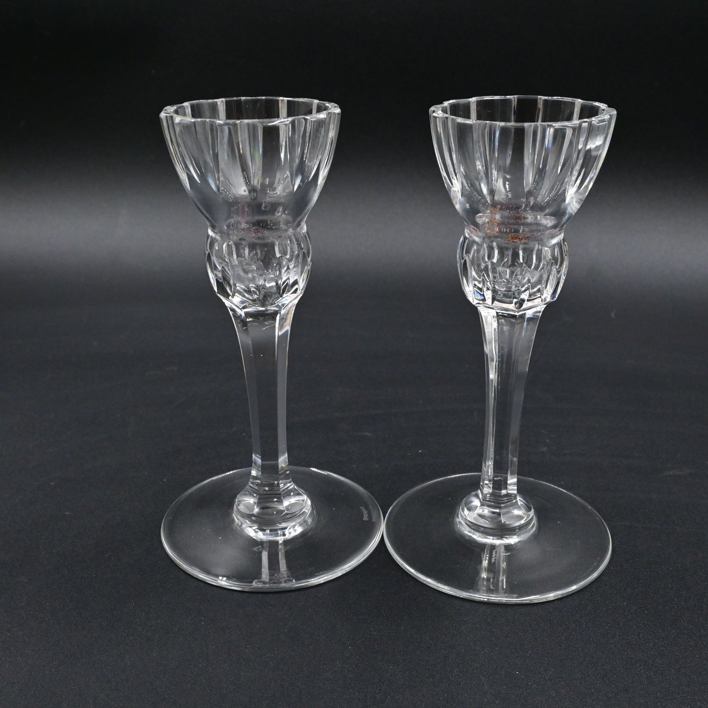 Waterford Marquis Crystal Palladia Collection Candlesticks Pair Of 2