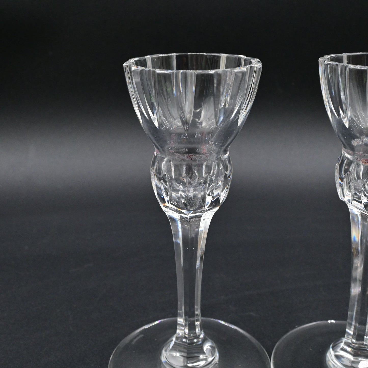 Waterford Marquis Crystal Palladia Collection Candlesticks Pair Of 2