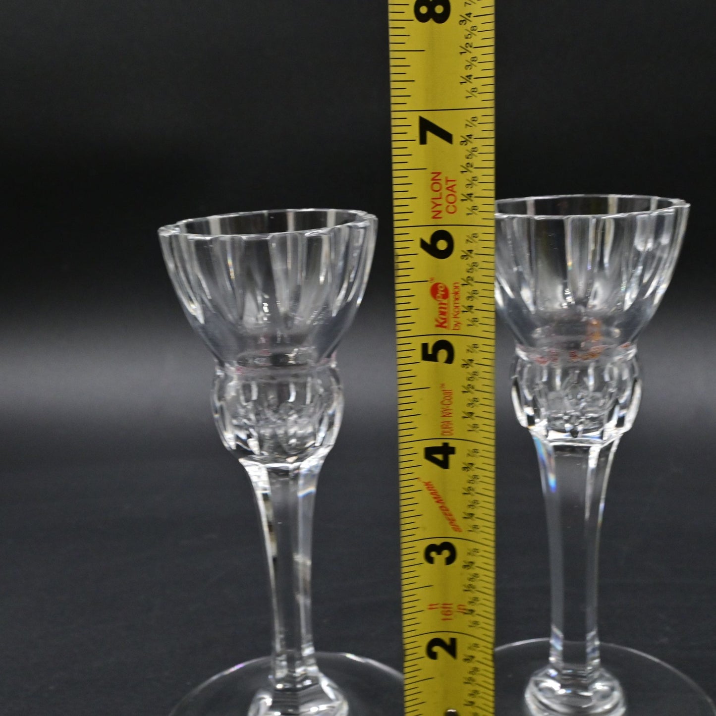 Waterford Marquis Crystal Palladia Collection Candlesticks Pair Of 2